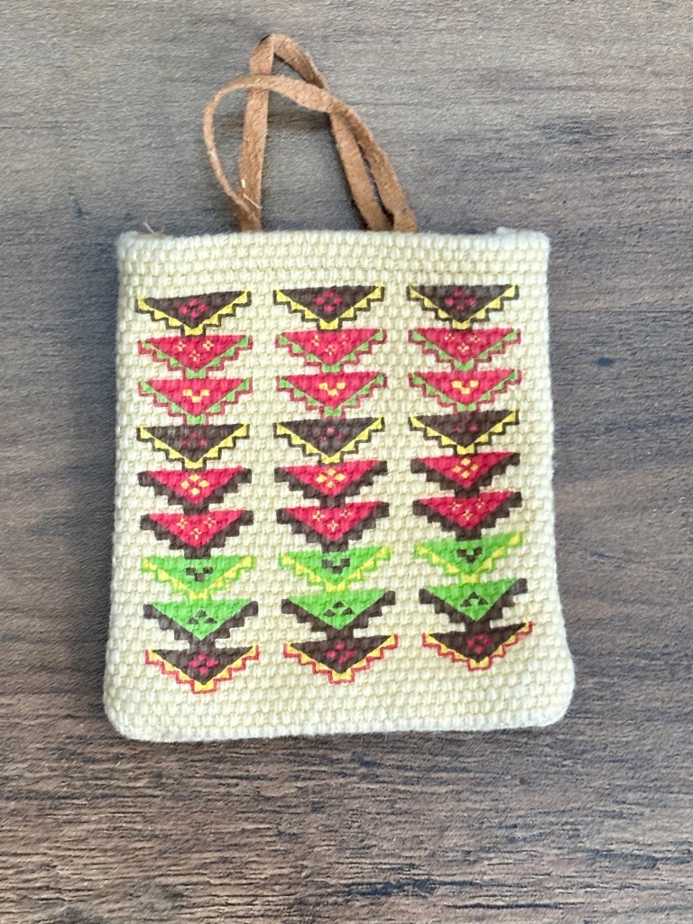 American Girl Kaya Doll Tote Bag Meet Accessory Ceremonial Purse Woven Pouch
